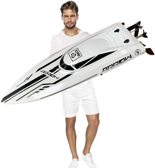 Remote Control Boat Best (25.2 " 55km/h Brushless Speedboat)# Remote Control Boat Best (25.2" 55km/h Brushless Speedboat) Experience high-speed aquatic performance with this 25.2-inch brushless speedboat, engineered for serious RC enthusiasts. The brushle