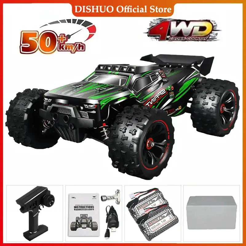 116 85KMH Or 50KMH 4WD RC Car With LED Remote Control