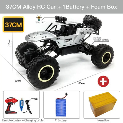 1:12/1:16 4WD Remote Control Car With Led Lights Sportsman Specialty Products