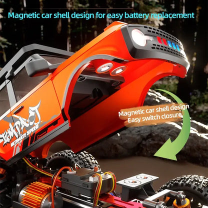 1:20 4WD RC Car 55KM/H With LED Professional Off-Road Racing Sportsman Specialty Products