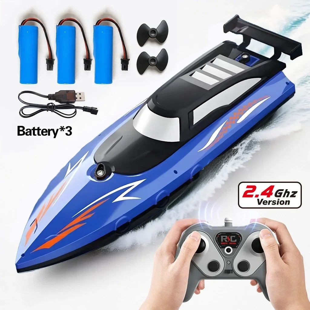 RC Boat with Twin Propellers, High Speed Remote Control Boat,