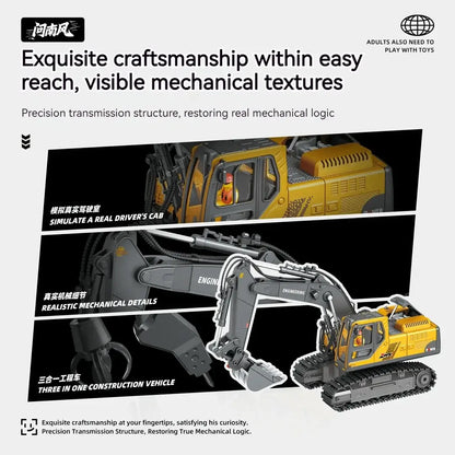 Child Series Simulated Remote Control 3-in-1 Excavator Sportsman Specialty Products