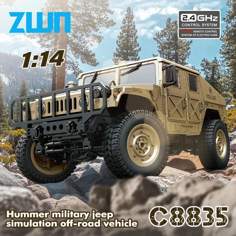 RC Car Simulation 4x4 All-terrain Off-road C8835 1:14 Sportsman Specialty Products