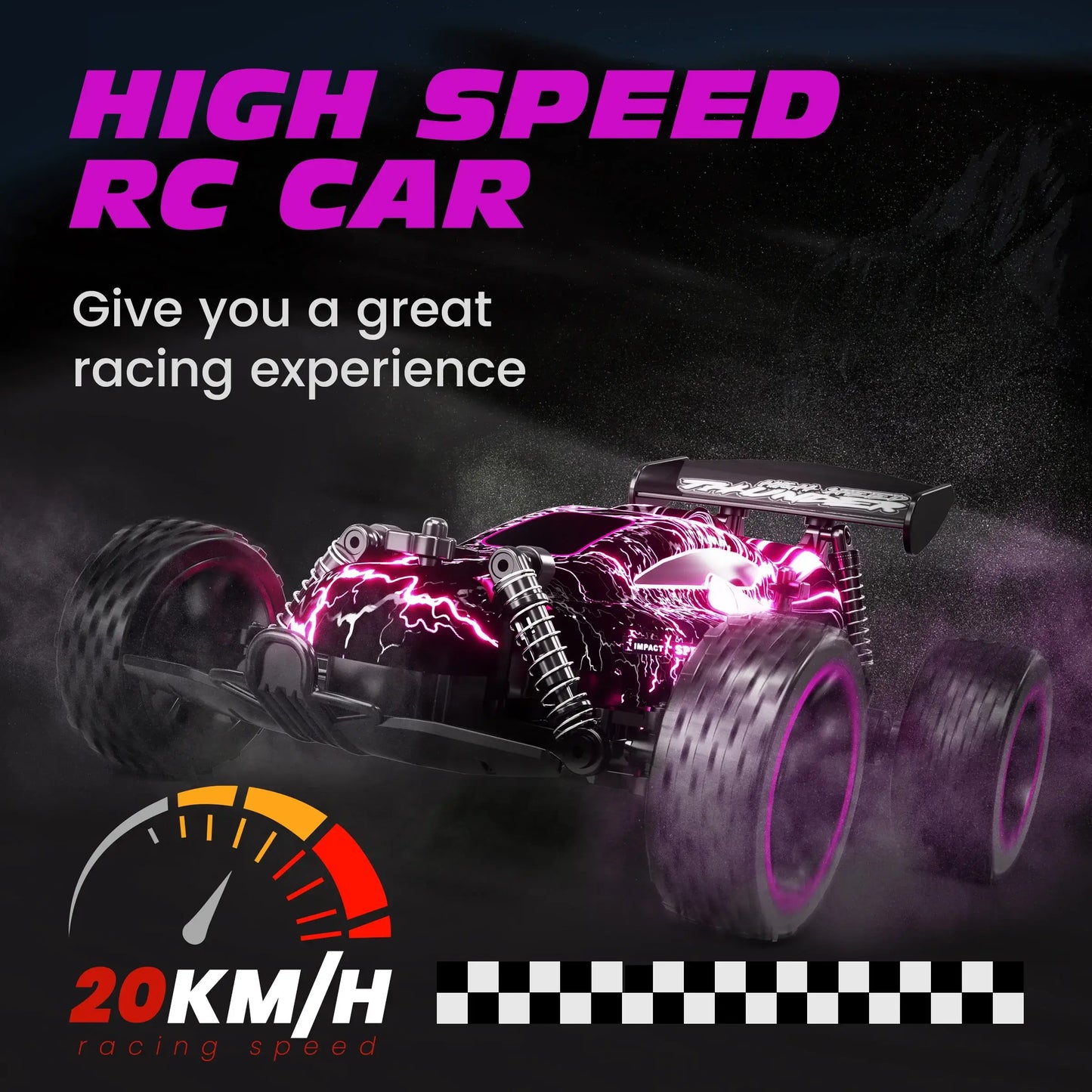 Sinovan RC Car 20km/h High Speed Car Radio Controlled Machine Sportsman Specialty Products