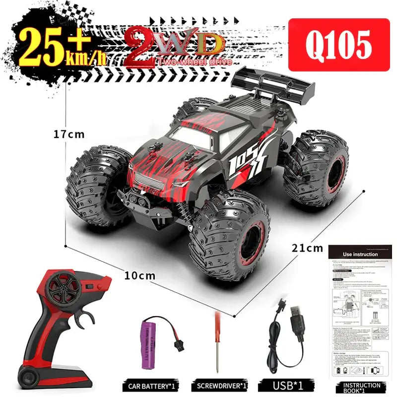 JJRC 70KM/H RC Off-Road Car 1:16 4WD High Speed Cars With Led Lights Sportsman Specialty Products