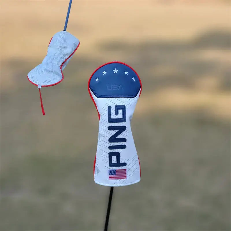 Ping Golf Hybird Driver Headcovers Flag Pattern Set