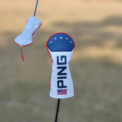 Ping Golf Hybird Driver Headcovers Flag Pattern Set