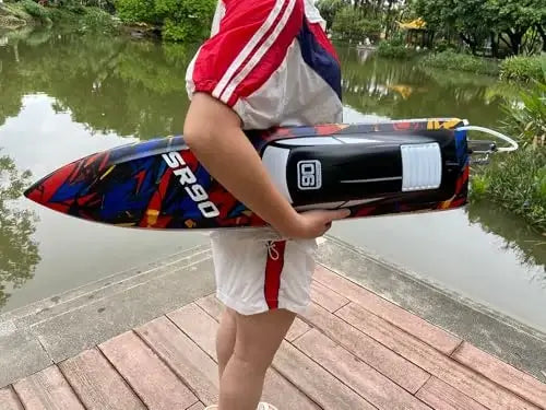 31.5" Large Remote Control Boat for Adults 798-4P Pro Brushless Speedboat 80km/h+ , Two 5200 mAh Battery for Power at Same time, Sportsman Specialty Products