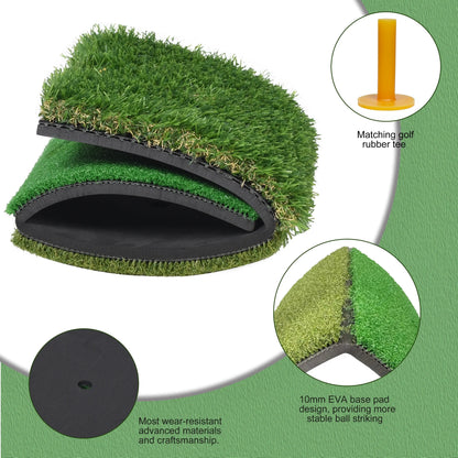 Golf Hitting Mat 30*60Cm Indoor Outdoor Mini Practice Durable