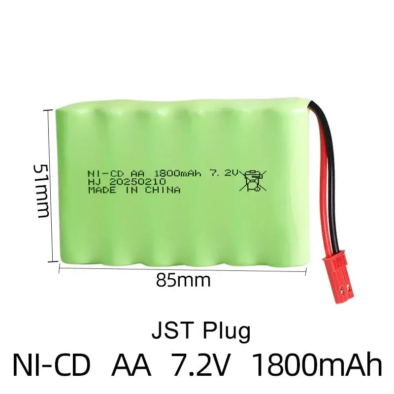 RC Truck Lipo Battery 7.2V 1800mah RC Battery Packs