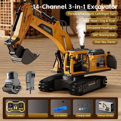 RC Excavator 14 Channel 3 IN 1 RC Engineering