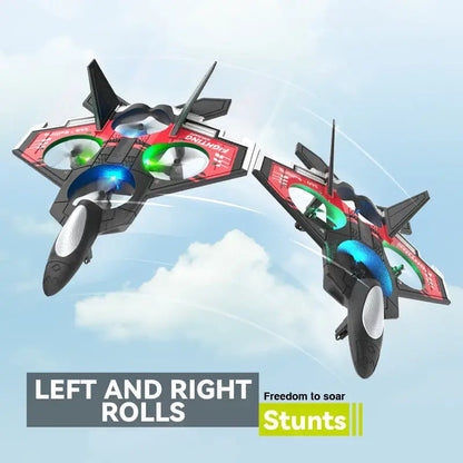 S98 RC Aircraft Fighter LED Light 2.4G 4CH 4 Axis Automatic Balance Sportsman Specialty Products