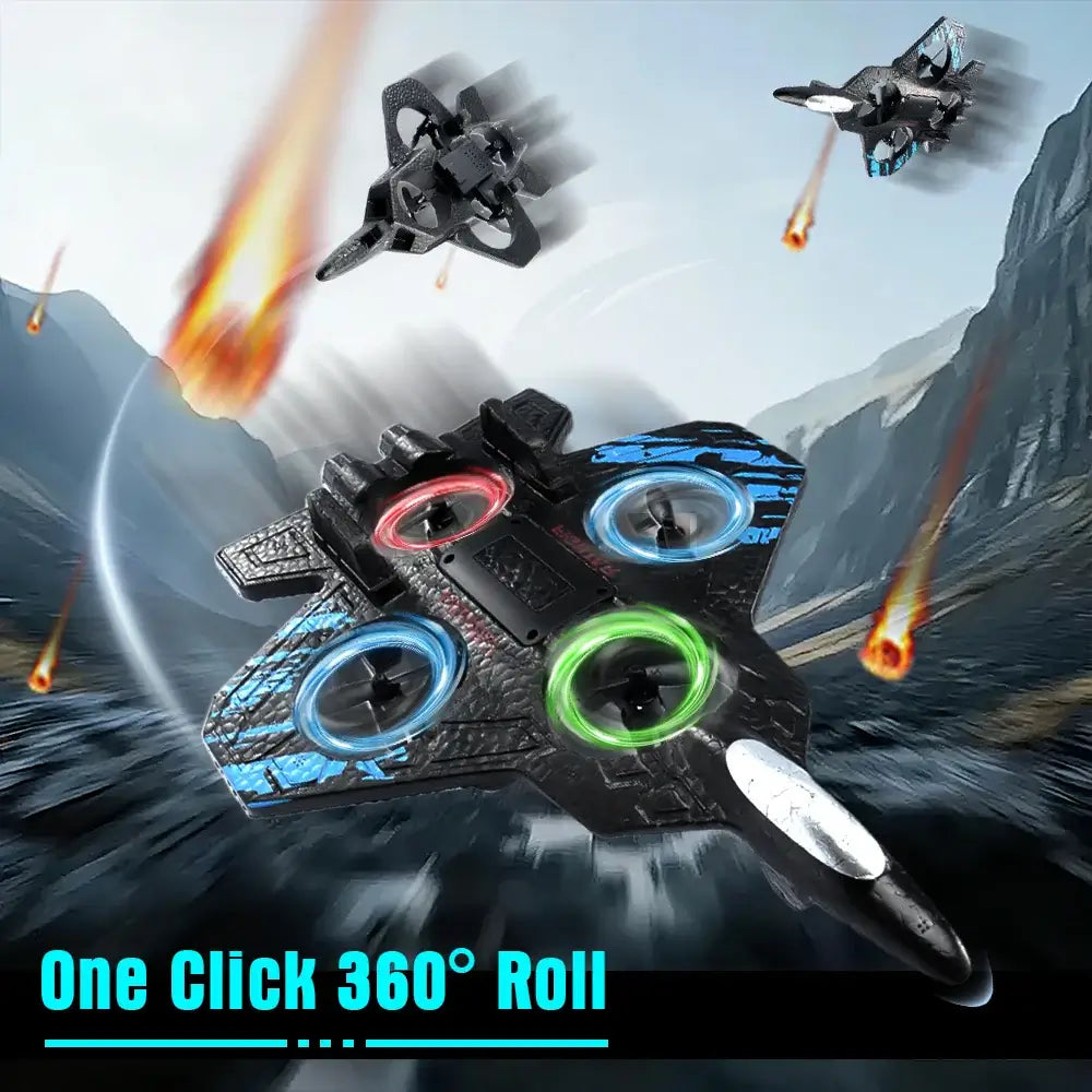 RC Airplane 2.4G Remote Control Airaraft Stunt Tumbling Helicopter DroneRC Airplane 2.4G Remote Control Aircraft - Stunt & Tumbling