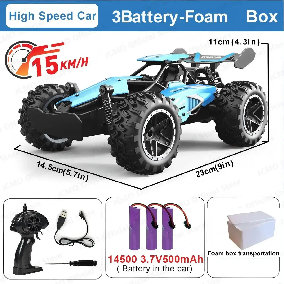 RC Racing Car 118 20kmH High Speed Sportsman Specialty Products
