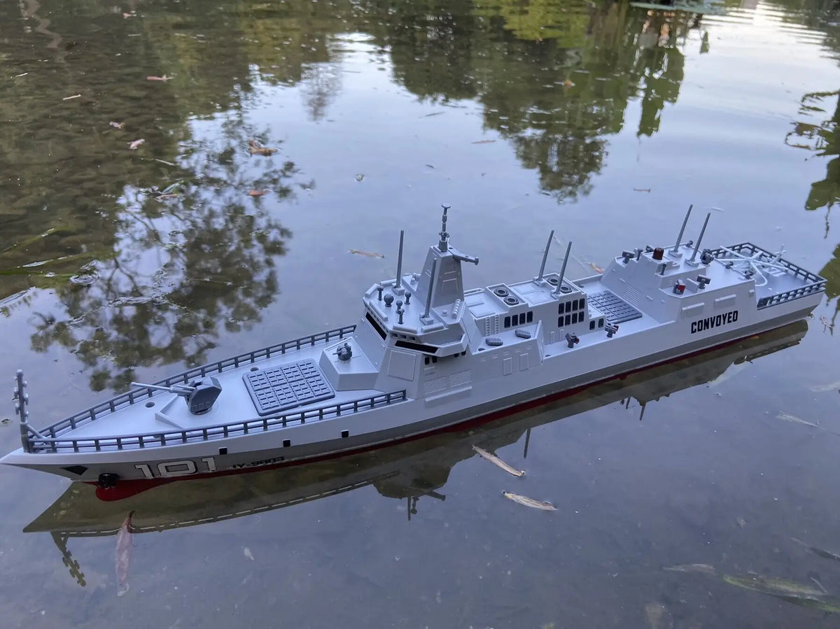 RC Warship 26.7 inch(68CM) Super Long Hull RC Boat