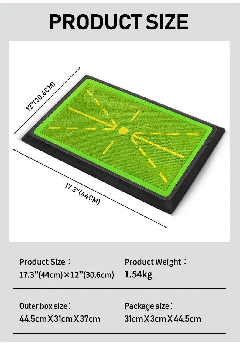 PGM Golf Strike Mat Bead Display Track Beginner Training Trace Detection Pad Sportsman Specialty Products