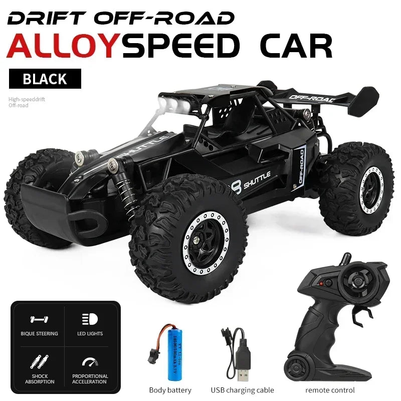 RC Car 2.4Gh Model With LED Lights 2WD High Speed
