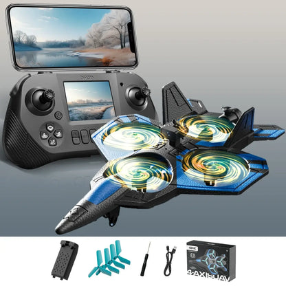 New V46 PRO RC Helicopter with Screen Control 8K Dual Camera