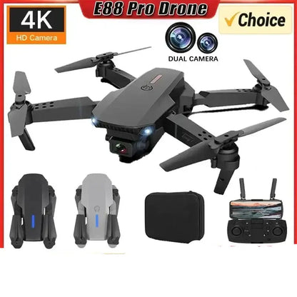 4K E88Pro drone with 1080P dual HD camera, foldable Sportsman Specialty Products