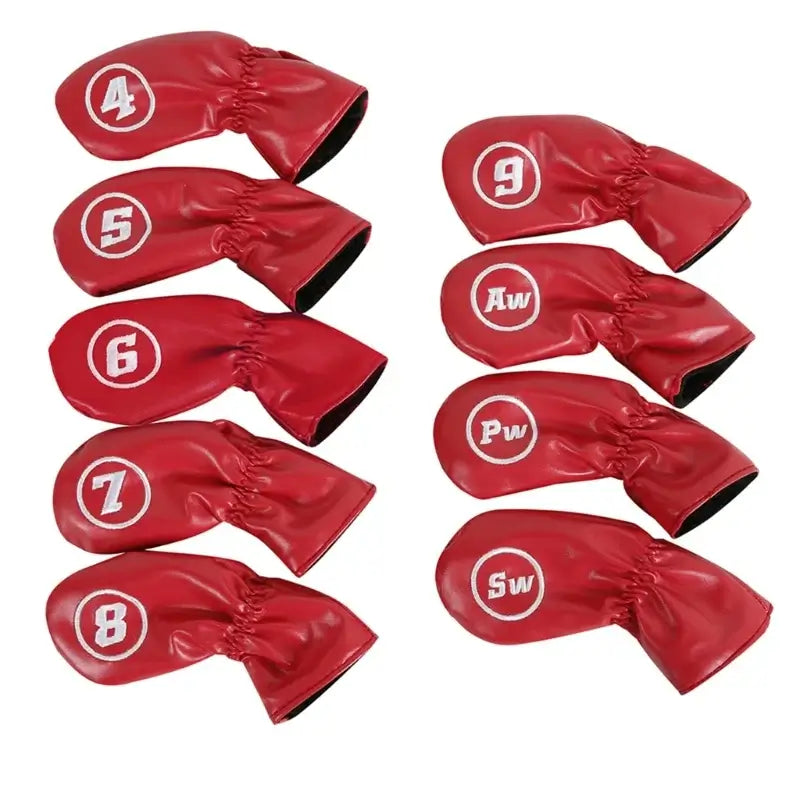 Golfs Iron Cover Iron Head Cover Golfs Head Cover Color PU Leathers Sportsman Specialty Products