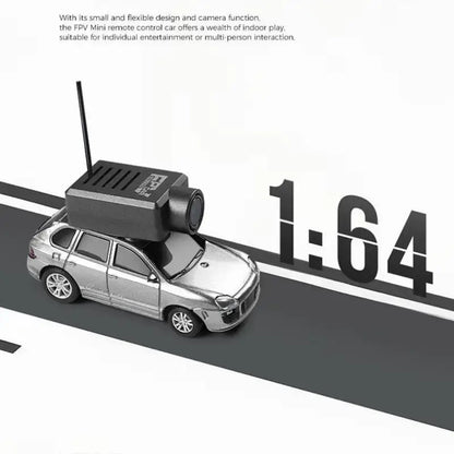 FPV RC Car HD Camera on a mini remote control car for indoor entertainment and multi-person play.