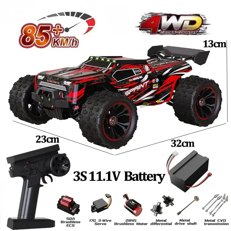 9522PRO 85KM/H RC Car Brushless Four-wheel Drive