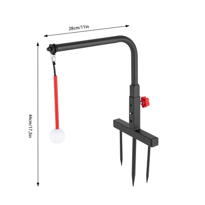 Outdoor Golf Hitting Swing Training Tool , Professional Golf Ball Chipping Practice