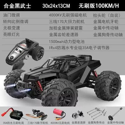 High-Speed RC Car Toy - Electric Off-Road Racing 4WD Proportional Control 75-100km/h Sportsman Specialty Products