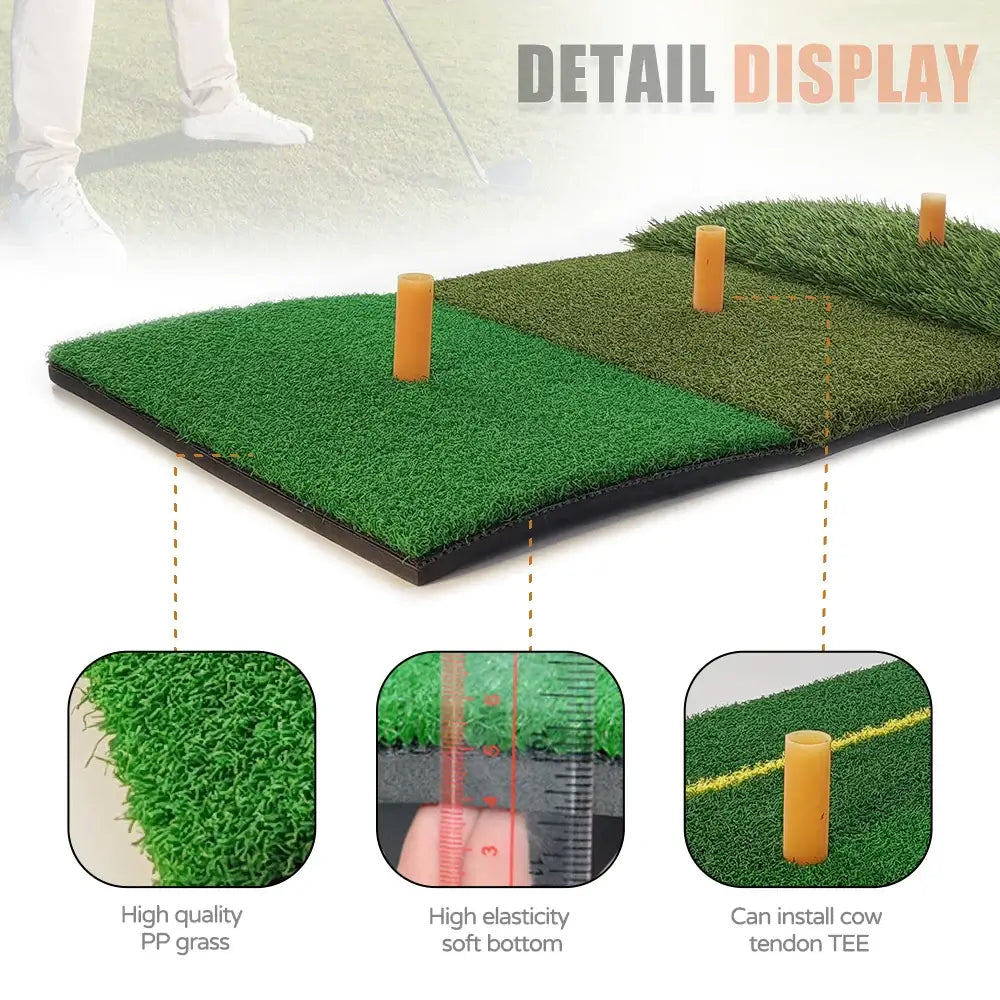Golf Hitting Mat Indoor Outdoor Golf Training Aids