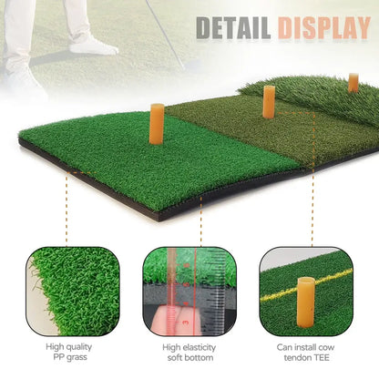 Golf Hitting Mat Indoor Outdoor Golf Training Aids
