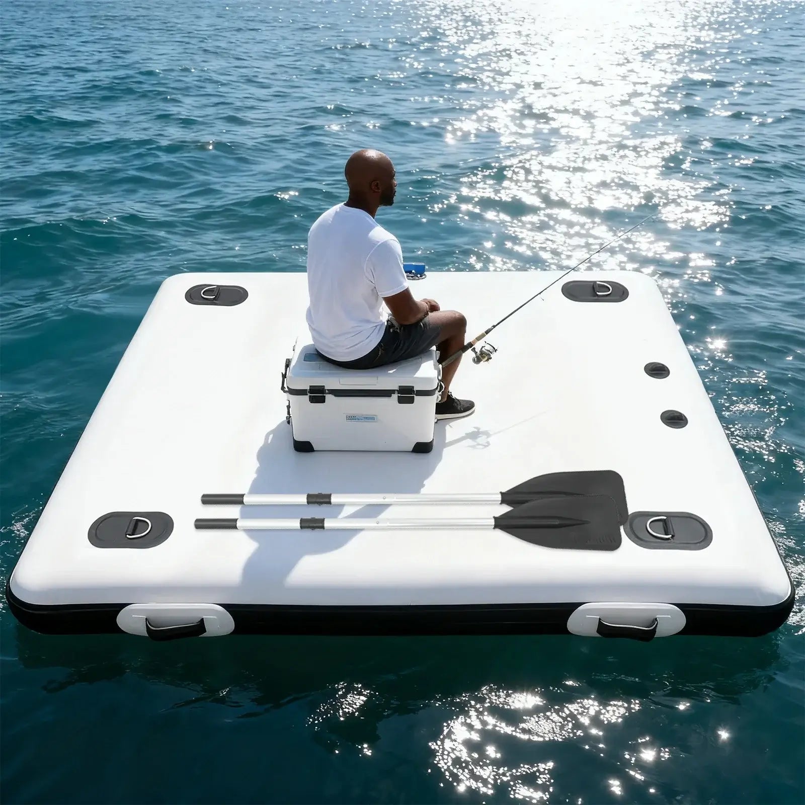 Portable Fishing Boat Inflatable Boat Inflatable Floating Platform