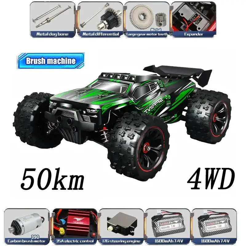 114 85KMH or 50KMH RC Car with LED Sportsman Specialty Products