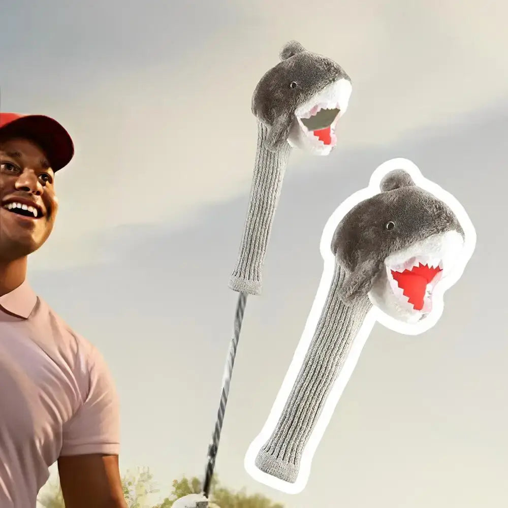 Plush Golf Head Covers Driver Headcover With Funny Stuffed Shark Sportsman Specialty Products