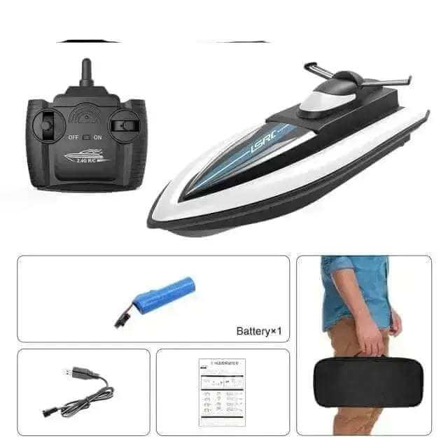 Speedboat High Speed Racing Waterproof Rechargeable Model Electric Speedboat - Sportsman Specialty Products