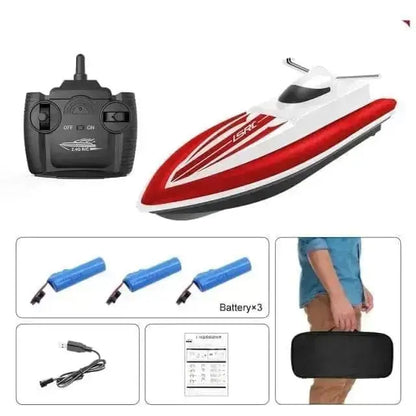 Speedboat High Speed Racing Waterproof Rechargeable Model Electric Speedboat - Sportsman Specialty Products