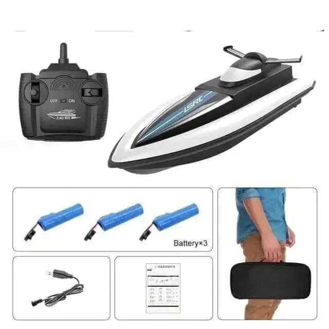 Speedboat High Speed Racing Waterproof Rechargeable Model Electric Speedboat - Sportsman Specialty Products