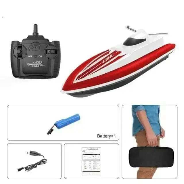 Speedboat High Speed Racing Waterproof Rechargeable Model Electric Speedboat - Sportsman Specialty Products