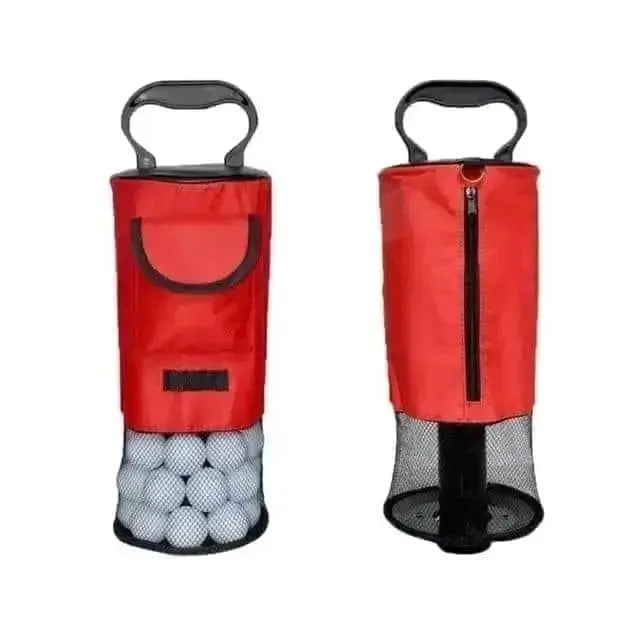 Zipper Golf Ball Pick Up Retriever Bag Holds Up to 60 Balls Golf Accessories - Sportsman Specialty Products