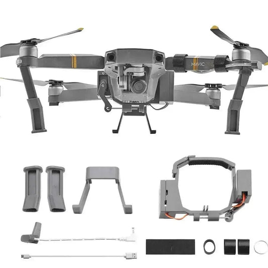 Airdrop system attached to DJI Air drone for remote payload delivery