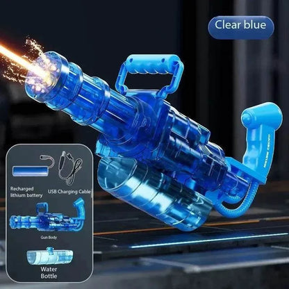 electric water cannon for adults with rotating high-pressure stream