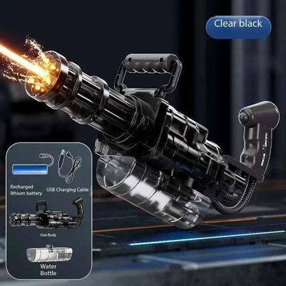 electric water cannon for adults with rotating high-pressure stream