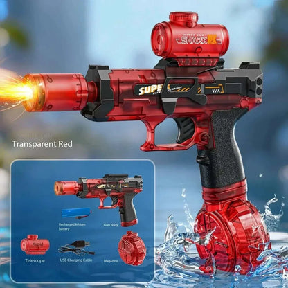 electric high-pressure rotating water cannon for adults outdoor fun