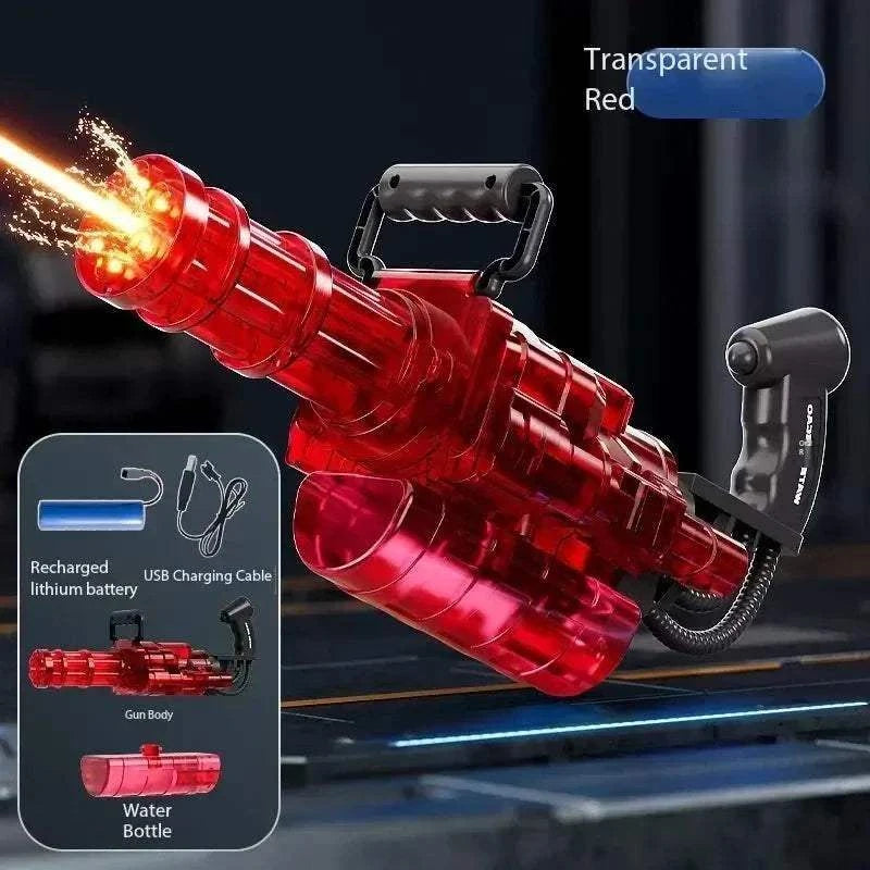 electric rotating water cannon for adults outdoor water battles