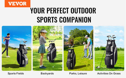 Sportsman Specialty Products VEVOR Golf Cart Bag with 14 Way Organizer Divider Top Pockets Premium