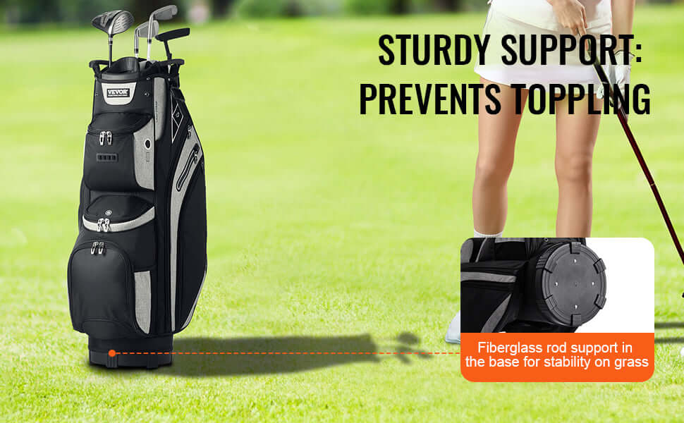 Sportsman Specialty Products VEVOR Golf Cart Bag with 14 Way Organizer Divider Top Pockets Premium