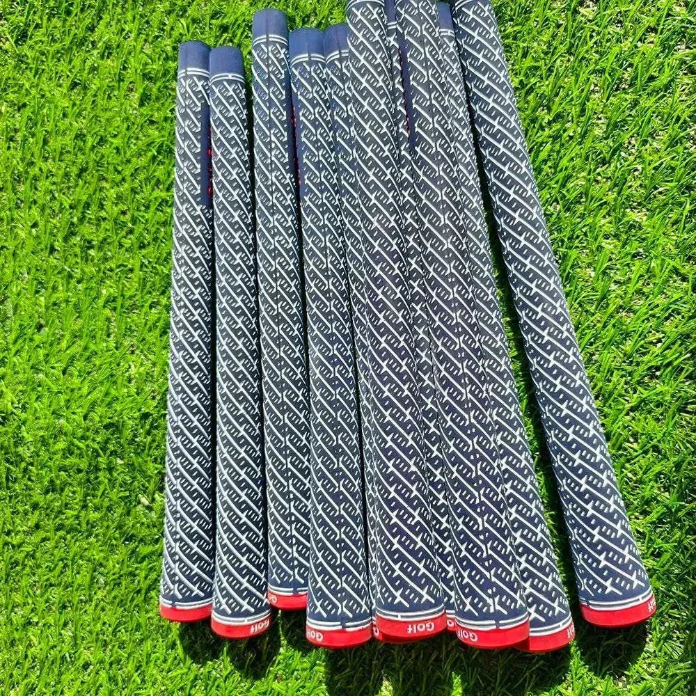 Set of 10 to 13 durable rubber golf grips by Z-GRIP