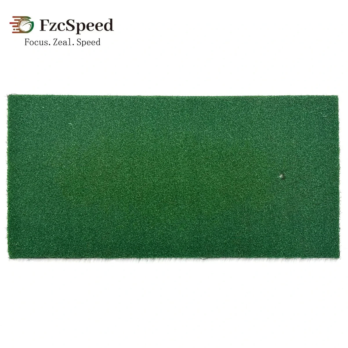 Golf Swing Practice Mat green artificial turf rectangular nylon and SBR material indoor outdoor use