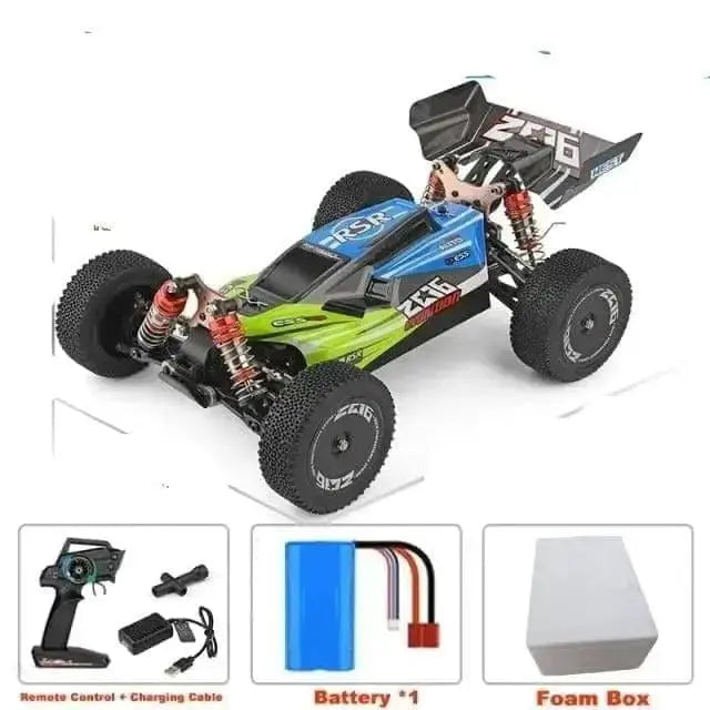 RC Car WLtoys 144001 2.4G Cars Racing Competition 60 km/h Metal Chassis - Sportsman Specialty Products
