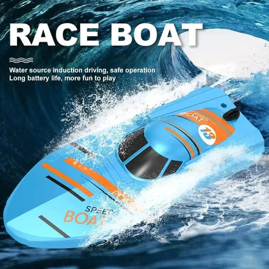 Speedboat 10km/h2.4GHz Electric Racing Boats Watercraft - Sportsman Specialty Products