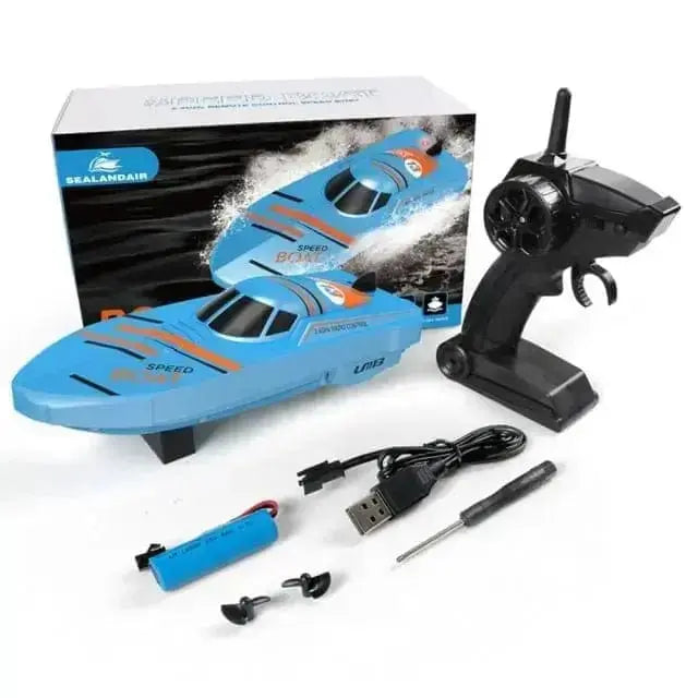 Speedboat 10km/h2.4GHz Electric Racing Boats Watercraft - Sportsman Specialty Products